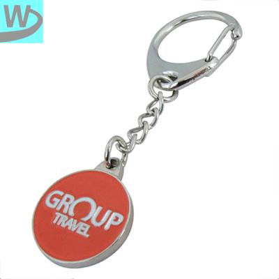 China High Quality Custom Logo Promotion Metal Trolley Coin Holder Coin Holder Main Chain for sale