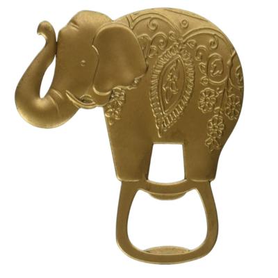 China Gold Elephant Metal Bear Bottle Opener Viable Custom Bottle Opener Wine Bottle Opener for sale