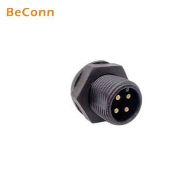 China M12 Power Screw Threaded Competitive Price 4 Pin Connector LED Light Mating Power Connector 4Pins for sale