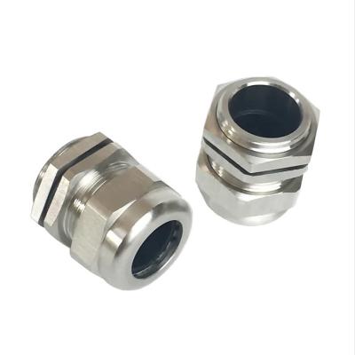 China Waterproof 304 Stainless Steel Cable Gland IP68 PG7 PG9 M12 M16 Metal Seal PG13.5 M20*1.5 Cable Fixing Seal for sale