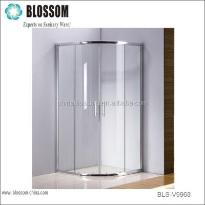 China With View Bathroom Quadrant Circular Sliding Shower Enclosure Glass Shower Cubicle for sale