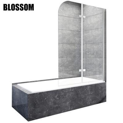 China Frameless European Style Bath High Quality Folding Shower Screen for sale