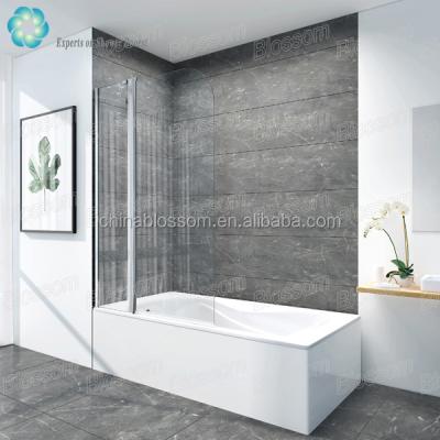 China European Frameless Small Bathroom Popular Walk To Corner Shower Bath Combo for sale