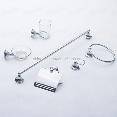 China Sustainable Classic Zinc 6 Piece Bathroom Accessories Sets Fittings for sale