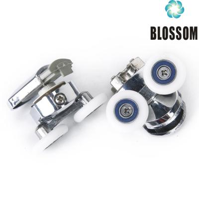 China Sliding Shower Door Rolls Shower Enclosure Ball Bearing Rolls Spring Loaded Wheels for sale