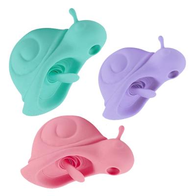 China Stimulate for Clitoris and Breast Masturbator Female Tongue Licking Sucking Green Vibrating Sex Toy Snail Vibrator Pink Snail Vibrator Clitoral Stimulator for sale