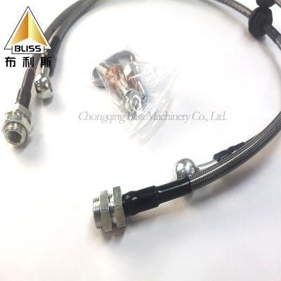 China Car BLISS Modified 6 Piston Caliper Brake Kit 45cm 40cm 55cm 60cm 65cm Brake Fluid Hose Line Large for sale