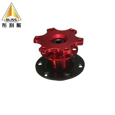 China Car Steering Wheel Racing Parts Aluminum Alloy Modified 6.5cm 2.56 Inch Equation Quick Release Hub Adapter Steering Wheel for sale