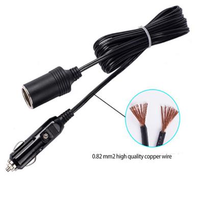 China In Hot Selling Lighter Cigarette Lighter Car 12v-24v Cigarette Socket Plug Male To Female Power Adapter Extension Cable for sale