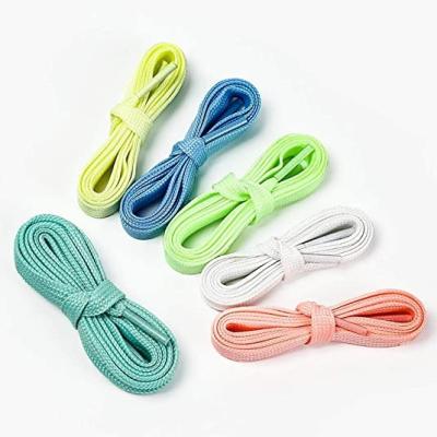 China Party Flat Dance Christmas Sneaker Skating Light Up Shoe Lace Glow In Dark Luminous Laces for sale