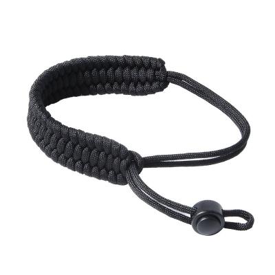 China Polyester Customized Paracord 550 Camera Phone Strap Polyester Braided Adjustable Woven Quick Release Camera Wrist Strap for sale