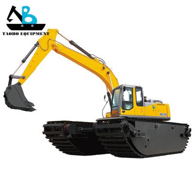 China Building Material Shops Hot Sale Amphibious Excavator Swamp CAT320C Loose Undercarriage Pontoon For Sale for sale