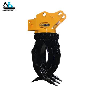 China Hydraulic Grab 360 Rock Excavator Hydraulic Grab 360 Degree Rotating Rock Excavator Grapple for sale