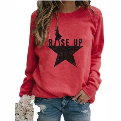 China 2021 spring breathable autumn sexy turtle neck T-shirt blouse printed long sleeve women round neck casual tops and long sleeves for sale