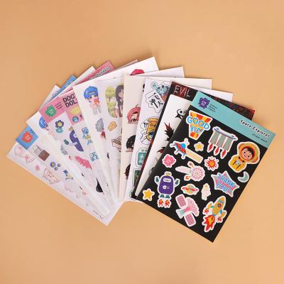 China Waterproof+Eco-friendly custom glossy kpop sticker die cut gift for kpop fan for sale