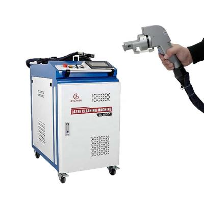 China Handheld laser cleaning machine 1000w 2000w jpt handheld for rust oil stains remove oxide layer for sale