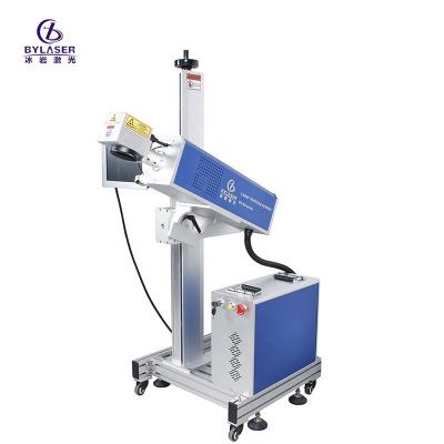 China Programmable flying CO2 laser marking machine all core component are choice from China top company to make sure customer pick the best one for sale