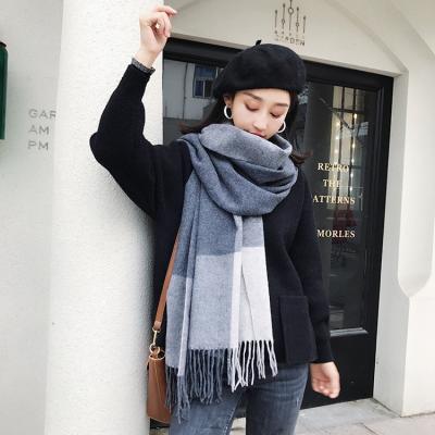 China Hot Selling Polyester Classic Solid Color Cotton Korean Canvas Scarf Border Wrinkled Short Beard Muslim Scarf Shawl Maker SPOT for sale