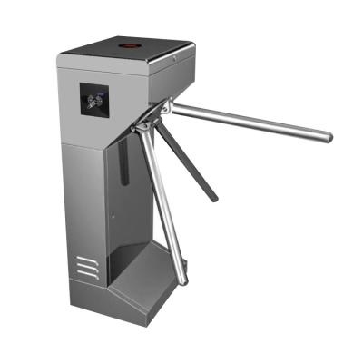 China 304 grade stainless steel factory tripod tripod bidirectional turnstile electric automatic card rifd tripod turnstile for sale