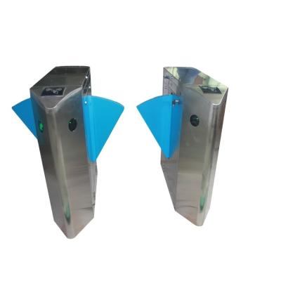 China Automatic Pedestrian 304 Stainless Steel Flap Barrier Gate Turnstile Access Control With RIFD System RAP-ST266 for sale