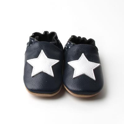 China Genuine Leather Breathable Handmade Soft Unique Baby Moccasins Boys And Girls Children Kids Toddler Baby Shoes for sale