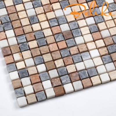 China Featured Modern Marble Mosaic Tiles Wall Cladding Home Decor Wholesales Colorful Backsplash Bath Mix for sale