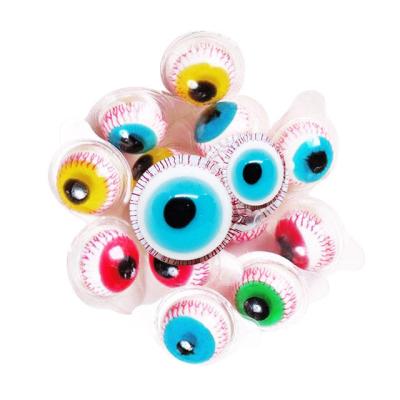 China Wholesale custom made colorful funny fruit eye gummy candy for sale