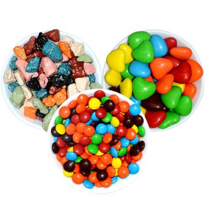 China wholesale halal colorful crispy chocolate candy sugar coated milk chocolate beans for kid BALL for sale