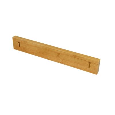 China Sustainable Fine Quality Bamboo Wall Mounted Magnetic Tool Recline Wall Mounted for sale