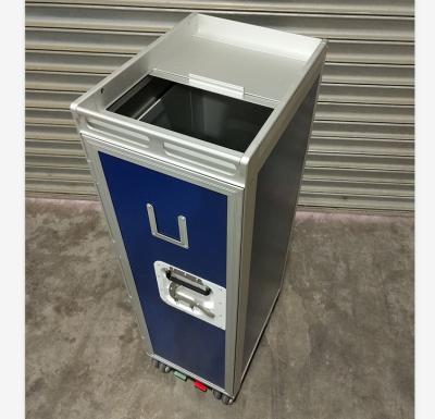 China Inflight Storage Waste Cart With Waste Bin for sale