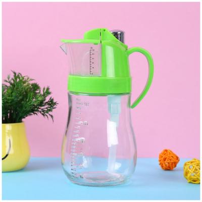 China Freshness preservation measure oiler / glass oil can /glass oil jar for sale