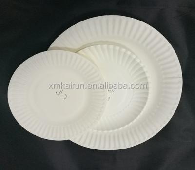 China 6' disposable/7'/8'/9' paper plate, round paper plate for party, paper plate for picnic for sale