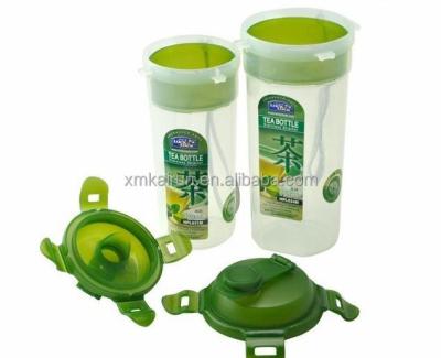 China 460ml Travel Tea Bottle Lock Cup Stored Plastic Cup Drinking Airtight Bottle for sale