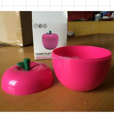 China Freshness Preservation Apple Shape Bulk Plastic Food Bowls for sale