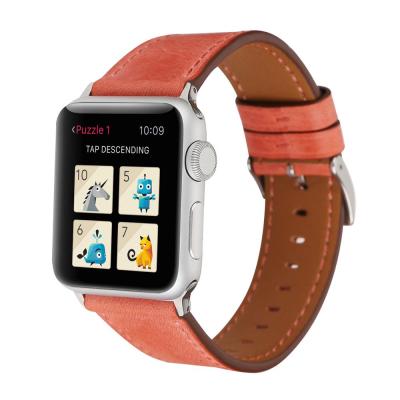 China Fanshion Watch Leather Band for Apple Watch Series 4 Series (44mm/40mm) 3/2/1 Sport and Edition (42mm/38mm) for sale