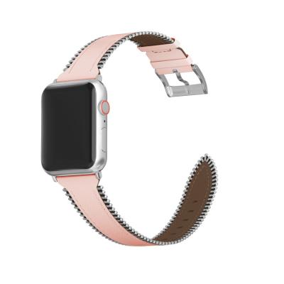 China Apple Watch Series4 Series3 iwatch4 Genuine Leather Band Leather Strap Leather Strap Fashion for sale