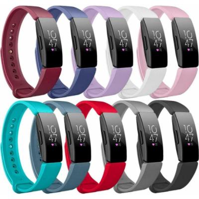 China Silicone rubber band for fitbit inspire HR sport watch band for sale