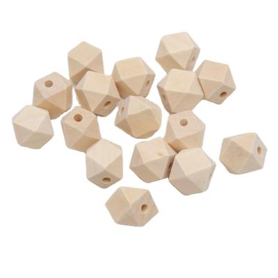 China Ornament Wholesale Hemu Wood Faceted Beads Note Octagonal Prismatic Lotus Wood Beads for sale