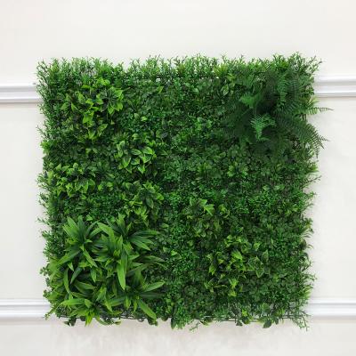 China Indor Decoration Garden Home Outdoor Decor Protected Green Grass Wall Plant Artificial Grass Wall For Decor for sale