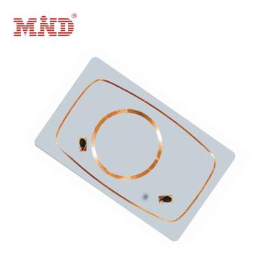 China Waterproof 125khz and 13.56mhz/waterproof dual frequency rfid proximity PVC chip card dual frequency smart cards for sale