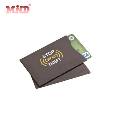 China Hot Sale Austrian Market RFID Blocker Waterproof / Waterproof RFID Blocking Card Sleeve For To Protect Your Identification for sale