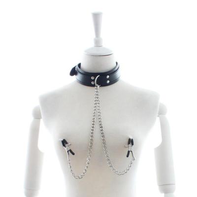 China Sex Love HUOM Nipple Pinching Experience Pleasure In Bed Extreme Bdsm Sex Toy For Women Nipple Collar And Clip for sale