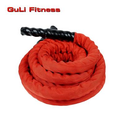 China Durable Guli Fitness Battle Rope with Improved Durable Protective Sleeve for Strength Training, Cardio, Cross Fit, Exercise Rope for sale