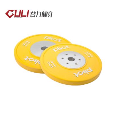 China Bodybuilding Fitness NEW! Rubber competition bumper weight plate for sale