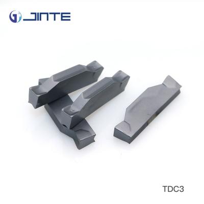 China TP822 Grade Parting And Grooving Inserts , TDC3 Light Cutting Parting Tool Inserts for sale