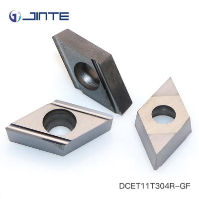 China Precision Uncoated Carbide Cermet Inserts Turning Indexable Tools DCMT11T304R for sale