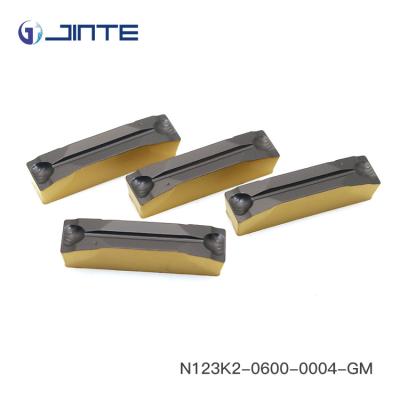 Chine le carbure fait sur commande de la dureté 92HRC insère le carbure cannelant les outils N123K2-0006-GM à vendre