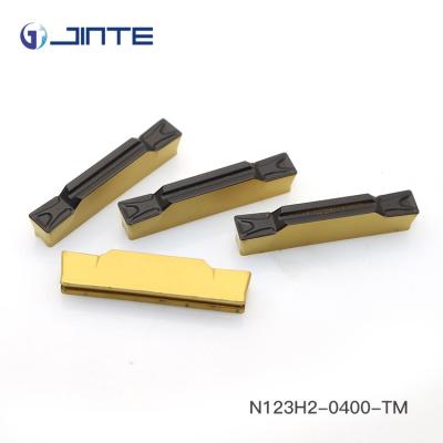 China Tungsten Carbide Grooving Insert N123H2-0400-TM Hard Metal Machining for sale