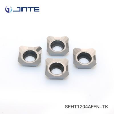 China 0.2mm Eckradius-Hartmetalleinsatz-Fräser, unbeschichtete Hartmetalleinsätze SEHT 1204 zu verkaufen