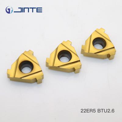 China 22ER5 BTU2.6 British Buttress Thread Inserts Carbide Cutting Tools OEM ODM for sale